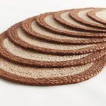 Product Image 2 for Jute Coil Oval Placemats, Set Of 8 from Napa Home And Garden
