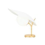 Product Image 3 for Frond 1-Light Gold Leaf Table Lamp from Hudson Valley