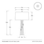 Product Image 9 for Follies Table Lamp from Arteriors