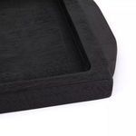 Close-up showing sharp corner and edge craftsmanship of the tray