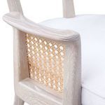 Product Image 5 for Marshall Cane and Linen Arm Chair in Sand from Villa & House