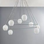 Product Image 4 for Asbury Park 8-Light Chandelier - Polished Nickel from Hudson Valley