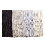 Product Image 1 for Finn Chunky Hand-Knit Throw Blanket - Midnight from Pom Pom at Home