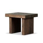 Slightly elevated side angle with soft shadows defining plank separations and wood texture