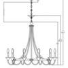 Product Image 9 for Hanlon Chandelier from Currey & Company