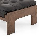 Product Image 14 for Halston Heirloom Black Top Grain Leather Ottoman from Four Hands