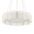 Product Image 9 for Ancroft White Scalloped Paper Twine Chandelier from Currey & Company