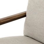 Close-up texture of woven light Valley Nimbus upholstery fabric cushion