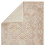 Back corner fold detail showing backing fabric and fine stitching along edge