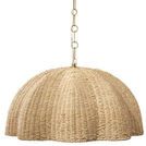 Product Image 1 for Rosemary 1-Light Natural Palm Leaf Pendant from Jamie Young