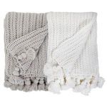 Product Image 2 for Anacapa Oversized Throw Blanket - Light Grey from Pom Pom at Home