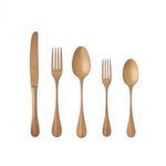 Product Image 1 for Nau Brushed Copper Flatware, 5 Pieces - Copper from Costa Nova