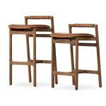 Product Image 21 for Baden Haven Tobacco Leather Bar Stool from Four Hands