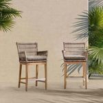Product Image 11 for Valerie Outdoor Teak Wood Counter Chair from Classic Home