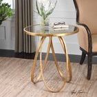 Product Image 2 for Uttermost Montrez Gold Accent Table from Uttermost