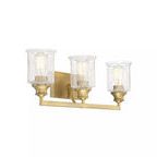 Product Image 2 for Hampton Warm Brass 3 Light Bath from Savoy House 