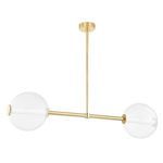 Product Image 1 for Richford 2-Light Aged Brass Island from Hudson Valley