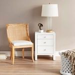 Product Image 9 for Morgan 3-Drawer White Wooden Side Table from Villa & House