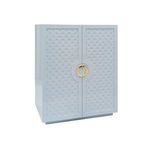 Product Image 1 for Two Door Cabinet With Lattice Overlay from Worlds Away