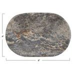 Product Image 3 for Grey Travertine Oval 4" x 6" Soap Dish from Creative Co-Op