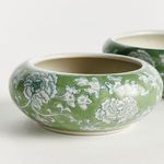 Product Image 2 for Imperial Lotus Low Pots, Set Of 2 from Napa Home And Garden
