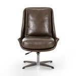 Product Image 4 for Burbank Brown Leather Modern Desk Chair from Four Hands
