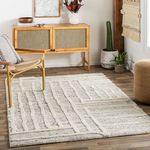 Product Image 3 for Manisa Global Hand-Woven Wool Charcoal / Light Slate Rug  - 5' x 7'6" from Surya