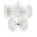 Rear view of Bismarkia Medium Chandelier showing chain hanging attachment and bulb sockets
