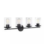Product Image 3 for Marshall 
 Matte Black 4 Light Bath from Savoy House 