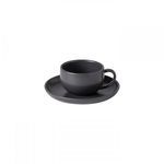 Product Image 1 for Pacifica Tea Cup And Saucer, Set of 6 - Seed Grey from Casafina