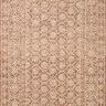 Cecelia Rust natural wool rug with tone-on-tone traditional floral motif in rust and cream tones