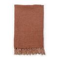 Product Image 1 for Montauk Linen Throw Blanket - Terra Cotta from Pom Pom at Home