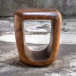 Product Image 3 for Loophole Wooden Accent Stool from Uttermost