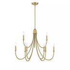 Product Image 2 for Cameron Warm Brass 9 Light Chandelier from Savoy House 