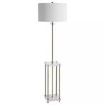 Product Image 1 for Palladian Antique Brass Floor Lamp from Uttermost