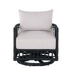 Product Image 19 for Newport Burlap Barrel Swivel Chair from Summer Classics