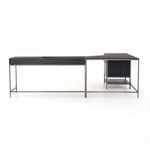 Product Image 3 for Trey Desk System With Filing Cabinet - Black Wash Poplar from Four Hands