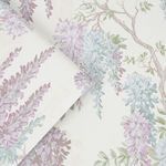 Product Image 1 for Laura Ashley Wisteria Duck-Egg Garden Floral Wallpaper from Graham & Brown