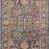 Giada Rug runner version with same grey and rust traditional pattern in narrow format