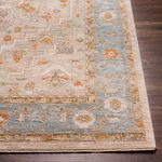 Product Image 5 for Avant Garde Woven Light Blue / Beige Rug - 5' x 7'5" from Surya
