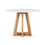 Creston Dining Table 42" White Marble image 4