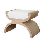 Product Image 1 for Janna Curved Base Stool from Worlds Away