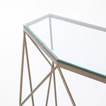 Product Image 2 for Geometric Console Table Antique Brass from Four Hands