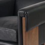 Product Image 6 for Cairo Top Grain Leather Chair - Harrison Black from Four Hands