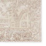 Detailed corner view highlighting geometric medallion and border pattern