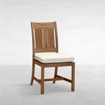 Product Image 4 for Croquet Teak Outdoor Natural Teak Side Chair from Summer Classics