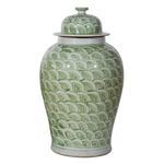 Product Image 5 for Mint Green Fish Scale Temple Jar from Legend of Asia