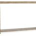 Slim Vera Cruz Console Table with eight slender twisted legs, oak veneer with light reclaimed wood finish and one fixed lo...