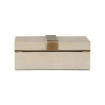 Back view of Steven Box showing clean textured surface without additional hardware.