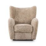 Product Image 1 for Amelie Beige Shearling Swivel Recliner from Four Hands